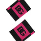 Black Pink DG Logo Cashmere 1 Pair Wristband