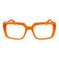 Orange Stainless Steel Glasses (Frames)