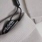 Gray Virgin Wool Knitted Fingerless Men Gloves