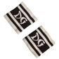 Black White DG Logo Cotton 1 Pair  Wristband