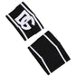 Black White DG Logo Cotton 1 Pair One Wristband