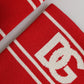 Red White DG Logo Cotton 1 Pair One SIze Wristband