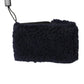 Black Wool Knitted Sweatbands Men Wristband