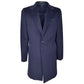 Blue Wool Men Jacket