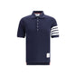 Blue Cotton Polo Shirt