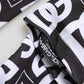 Black White DG Logo Elbow Length Mitten Gloves