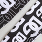 Black White DG Logo Elbow Length Mitten Gloves