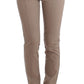 Beige Dress Skinny Slim Straight Chinos Pants