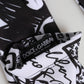 Gloves Black White DG Logo Elbow Length Mitten