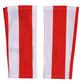 Red White Nylon Fingerless Wrist Length Gloves