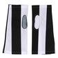 Black White Nylon Fingerless Wrist Length Gloves