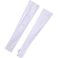 White Nylon Fingerless Elbow Length Women Gloves