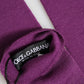Purple Wool Fingerless Elbow Length Women One Size Gloves
