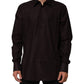 Brown Cotton LongSleeve MARTINI Dress  Shirt