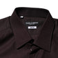 Brown Cotton LongSleeve MARTINI Dress  Shirt