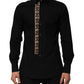 Black DG Cotton Collared MARTINI Dress Shirt