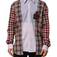 Multicolor Cotton Collared Checkered Shirt