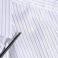 White Stripes Cotton Men GOLD Dress Shirt