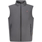 Gray Polyester Men Jacket