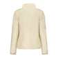 White Polyester Women Sweater