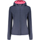 Blue Polyester Women Jacket