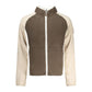 Brown Polyester Men Sweater