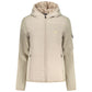 Beige Polyester Women Jacket