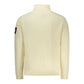 White Wool Men Sweater