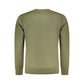 Green Cotton Men Sweater