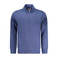 Blue Cotton Men Sweater