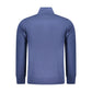 Blue Cotton Men Sweater