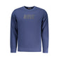 Blue Cotton Men Sweater