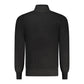 Black Nylon Men Sweater