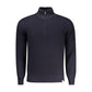 Blue Nylon Men Sweater