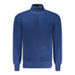 Blue Nylon Men Sweater
