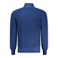 Blue Nylon Men Sweater