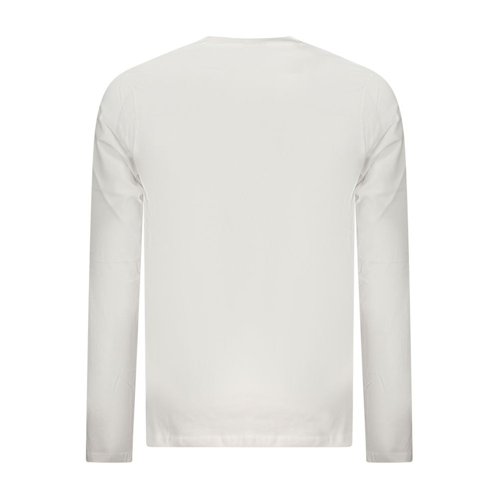 White Cotton Men T-Shirt