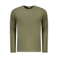 Green Cotton Men T-Shirt