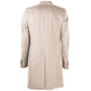Beige Wool Men Jacket
