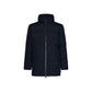 Blue Polyester Coat
