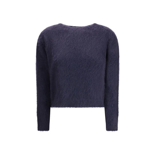 Blue Polyamide Sweatshirt