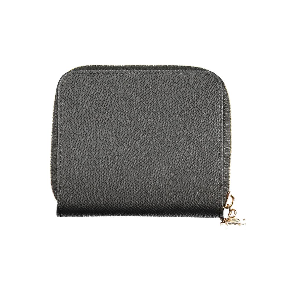 Black Polyethylene Women Wallet