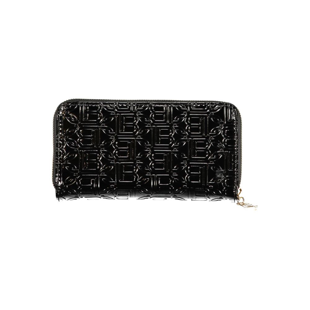 Black Polyethylene Women Wallet
