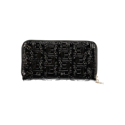 Black Polyethylene Women Wallet