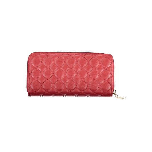 Red Polyethylene Women Wallet