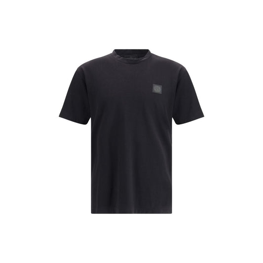 Black Cotton T-Shirt