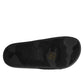 Black Devotion Matelassé Leather Slides Shoes