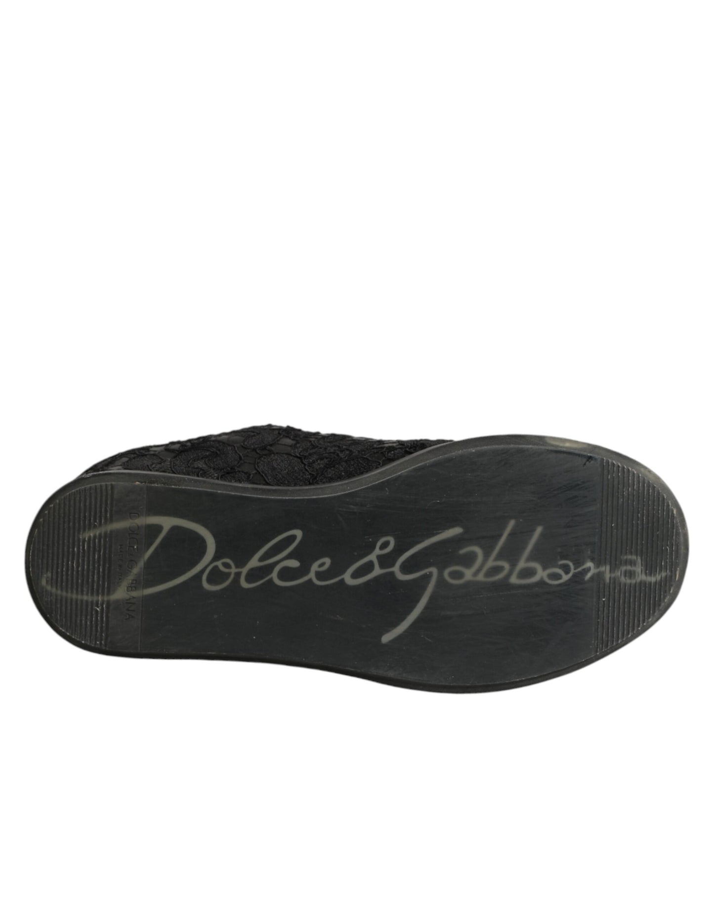 Black Floral Lace Low Top Sneakers Shoes