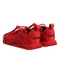 Red Logo Lace Low Top NS1 Sneakers Shoes