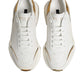 White Gold Daymaster Low Top Sneakers Shoes